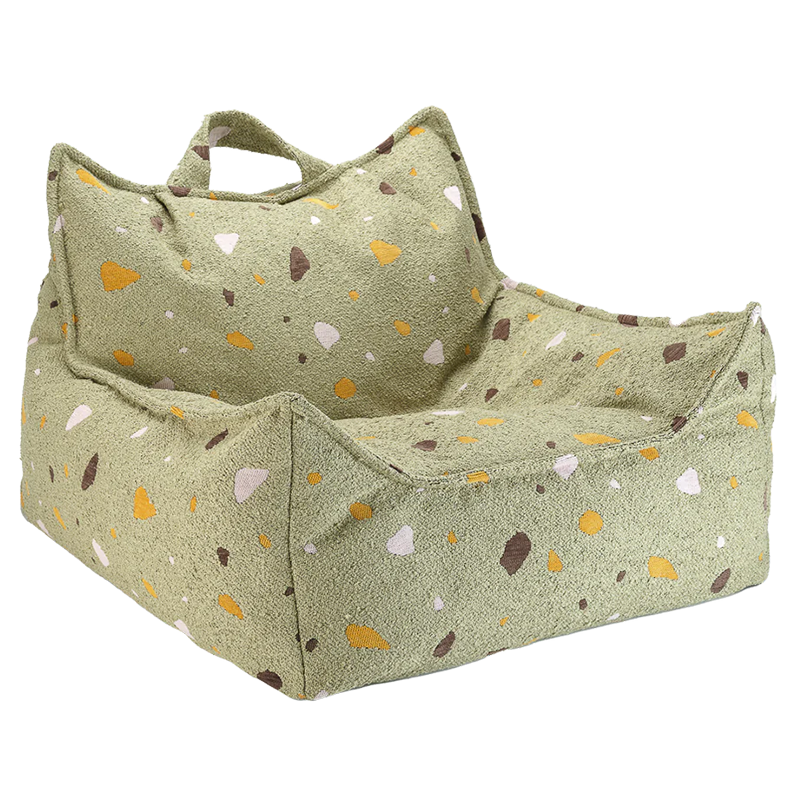 Wigiwama  Sitzsack Beanbag 'Terrazzo' Moss - Online MY SNOWFLAKE