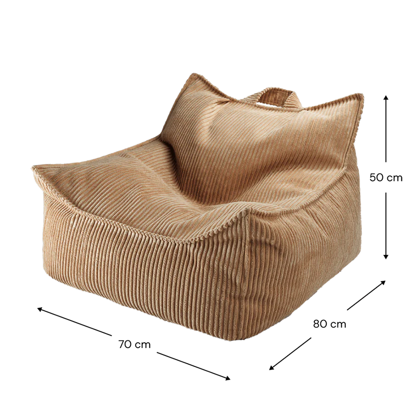 Wigiwama  Sitzsack Beanbag  Toffee - Online MY SNOWFLAKE