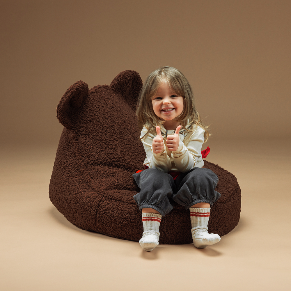 Wigiwama Bean Bag Bear Warm Hazel