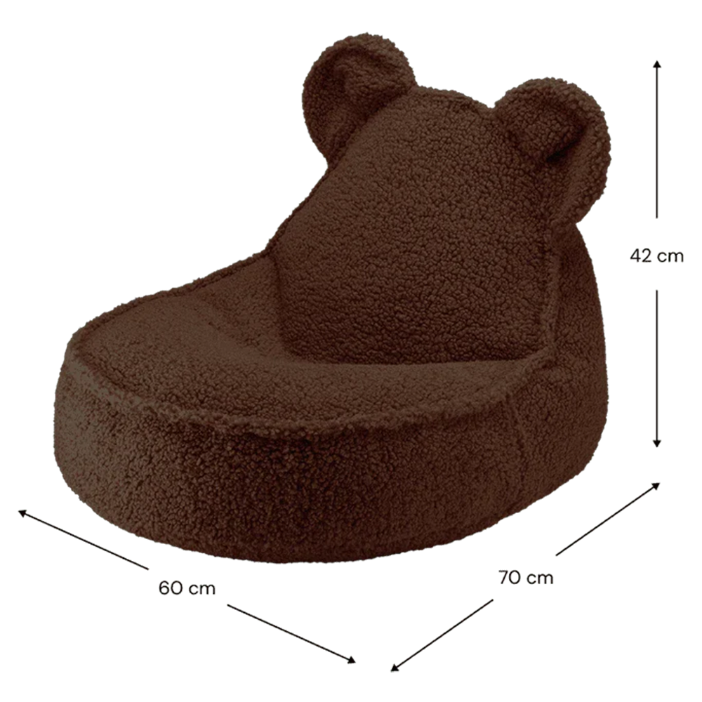 Wigiwama Bean Bag Bear Warm Hazel