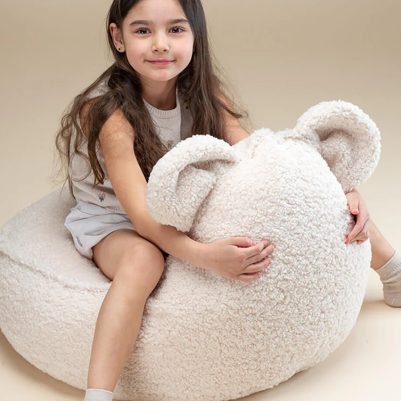 Wigiwama  Sitzsack Bear  Cream White - Online MY SNOWFLAKE