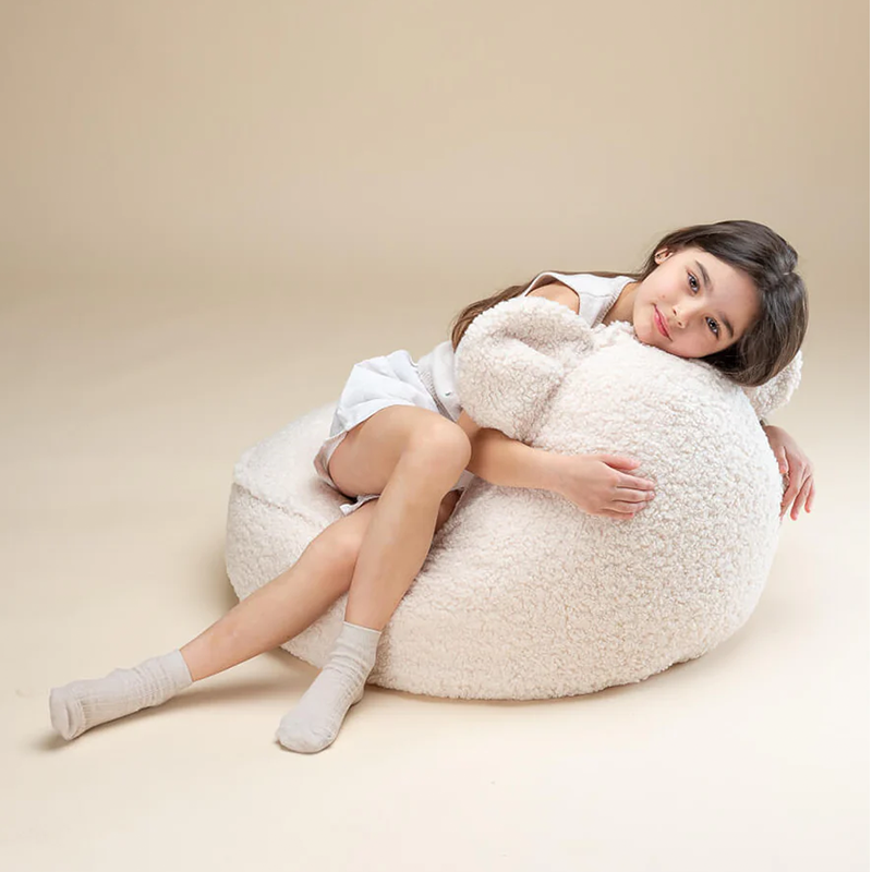 Wigiwama  Sitzsack Bear  Cream White - Online MY SNOWFLAKE