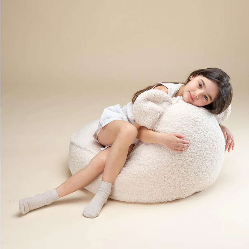Wigiwama  Sitzsack Bear  Cream White - Online MY SNOWFLAKE