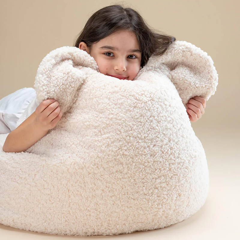 Wigiwama  Sitzsack Bear  Cream White - Online MY SNOWFLAKE