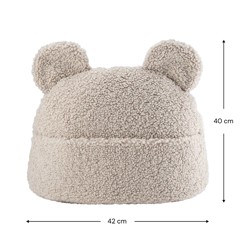 Wigiwama Kissen mit Tasche 'Teddy'  Biscuit - Online MY SNOWFLAKE
