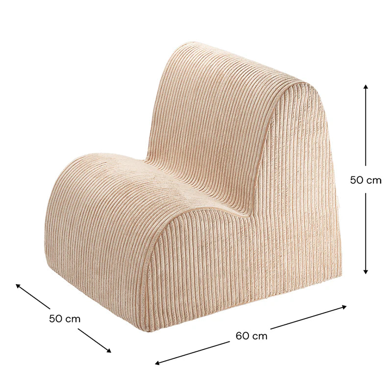 Wigiwama Fauteuil enfant « Cloud Chair » Brown Sugar