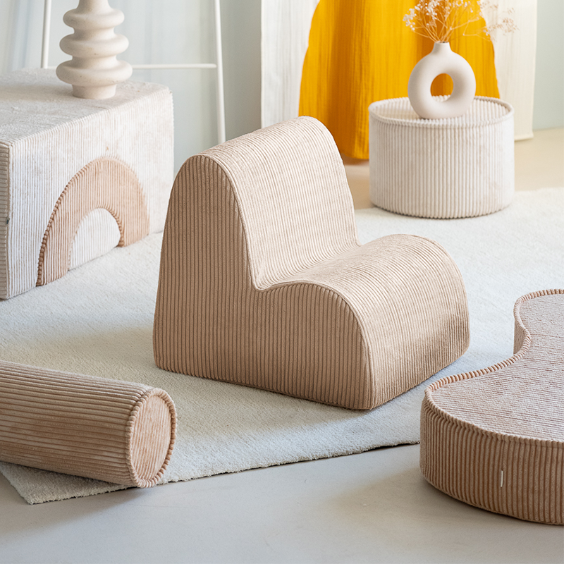 Wigiwama Fauteuil enfant « Cloud Chair » Brown Sugar