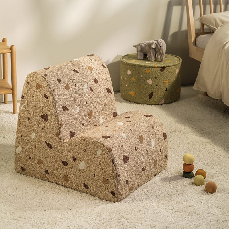 Wigiwama Children's Armchair 'Terrazzo Cloud Chair' Sand