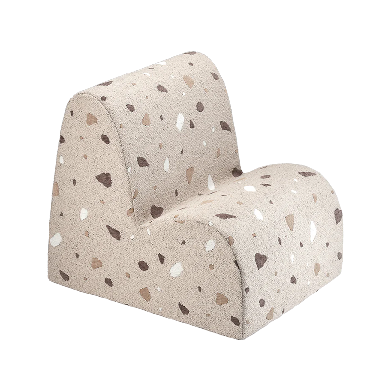 Wigiwama Children's Armchair 'Terrazzo Cloud Chair' Sand