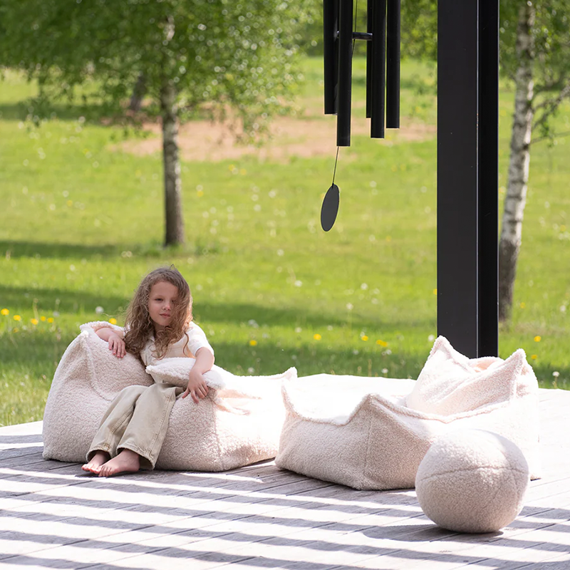 Wigiwama  Sitzsack Beanbag  Cream White - Online MY SNOWFLAKE