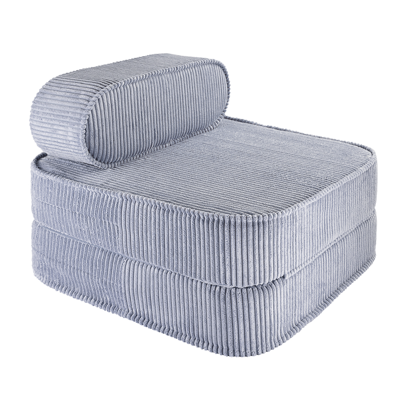 Wigiwama Fauteuil enfant pliant « Flip Chair » Bleu myrtille