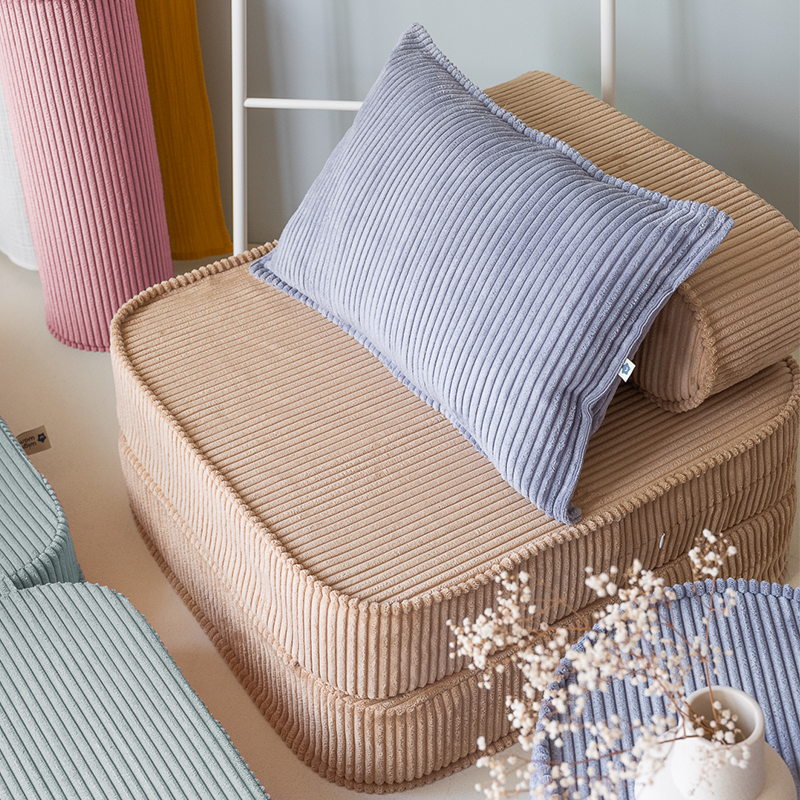 Wigiwama  Aufklappbarer Kindersessel Flip  Brown Sugar - Online MY SNOWFLAKE
