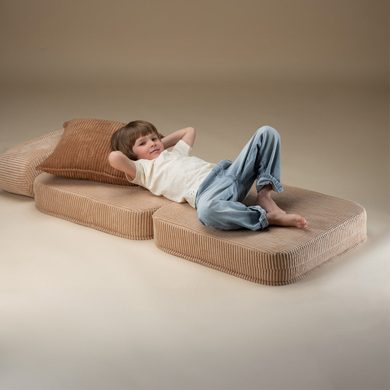 Wigiwama  Aufklappbarer Kindersessel Flip  Brown Sugar - Online MY SNOWFLAKE