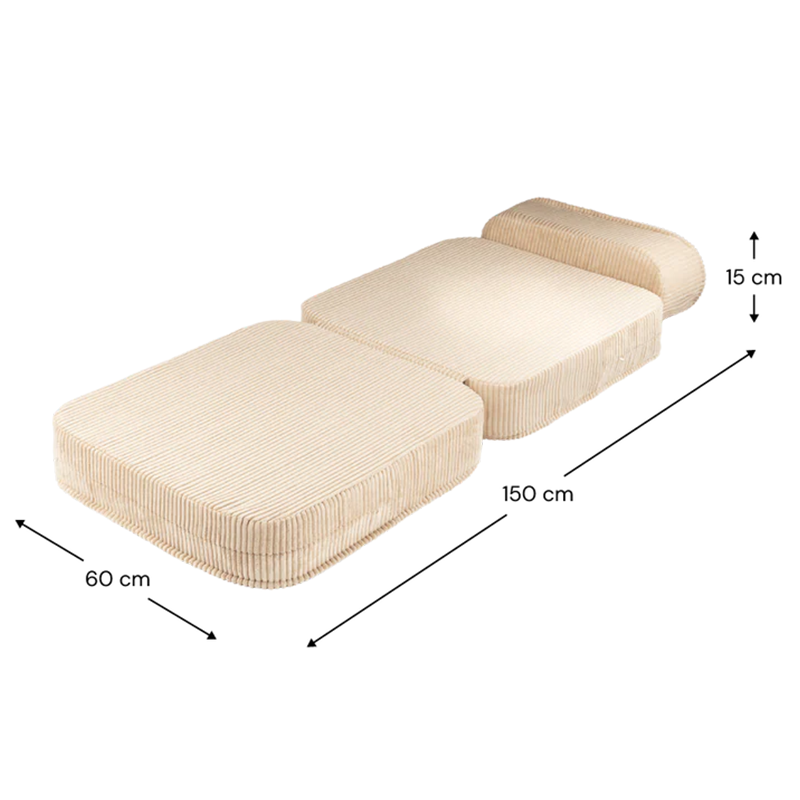 Wigiwama  Aufklappbarer Kindersessel Flip  Brown Sugar - Online MY SNOWFLAKE