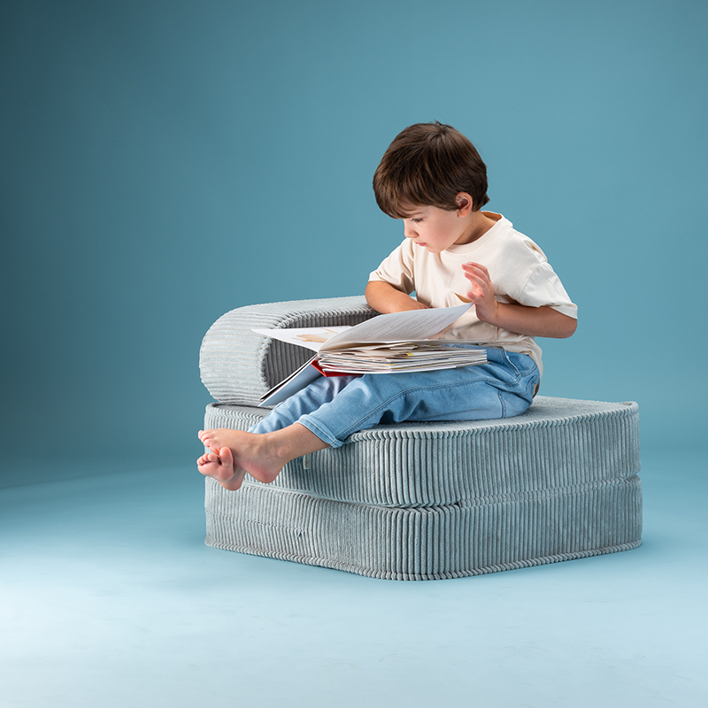 Wigiwama Aufklappbarer Kindersessel  'Flip Chair'  Peppermint Green
