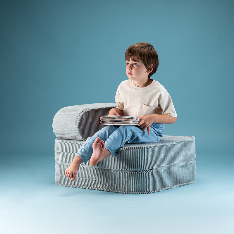 Wigiwama Aufklappbarer Kindersessel  'Flip Chair'  Peppermint Green