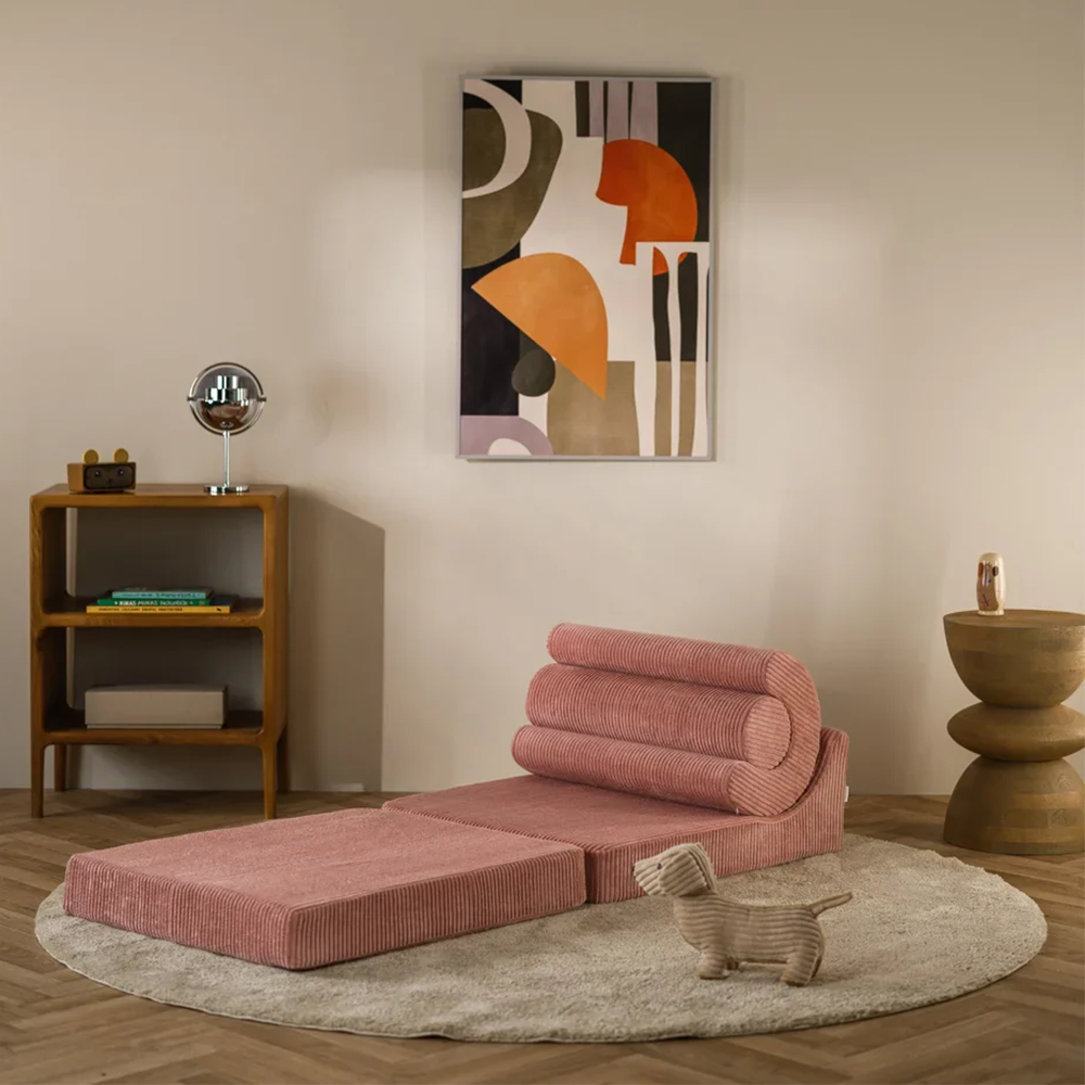 Wigiwama Aufklappbarer Kindersessel  'Flipster'  Pink Mousse