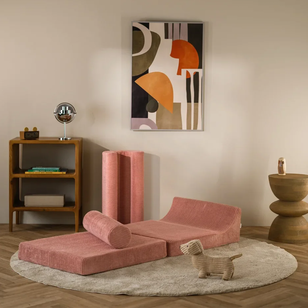 Wigiwama Aufklappbarer Kindersessel  'Flipster'  Pink Mousse
