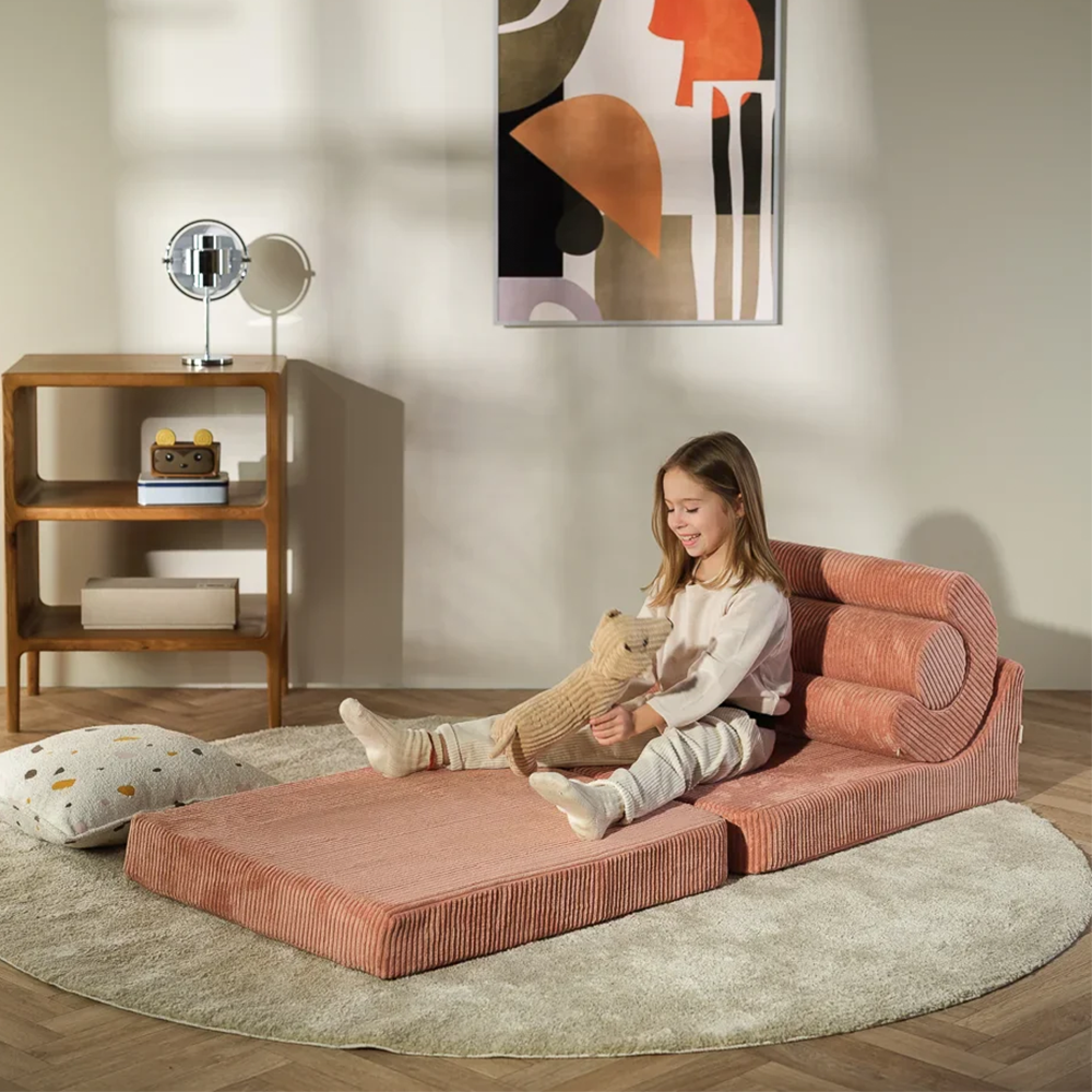 Wigiwama Aufklappbarer Kindersessel  'Flipster'  Pink Mousse