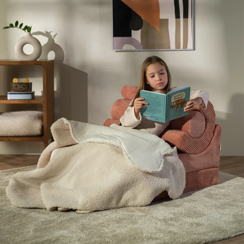 Wigiwama Aufklappbarer Kindersessel  'Flipster'  Pink Mousse