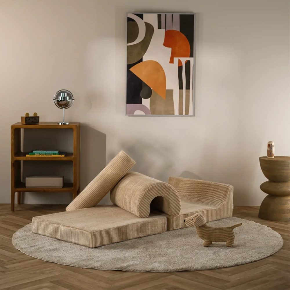Wigiwama Aufklappbarer Kindersessel  'Flipster'  Brown Sugar