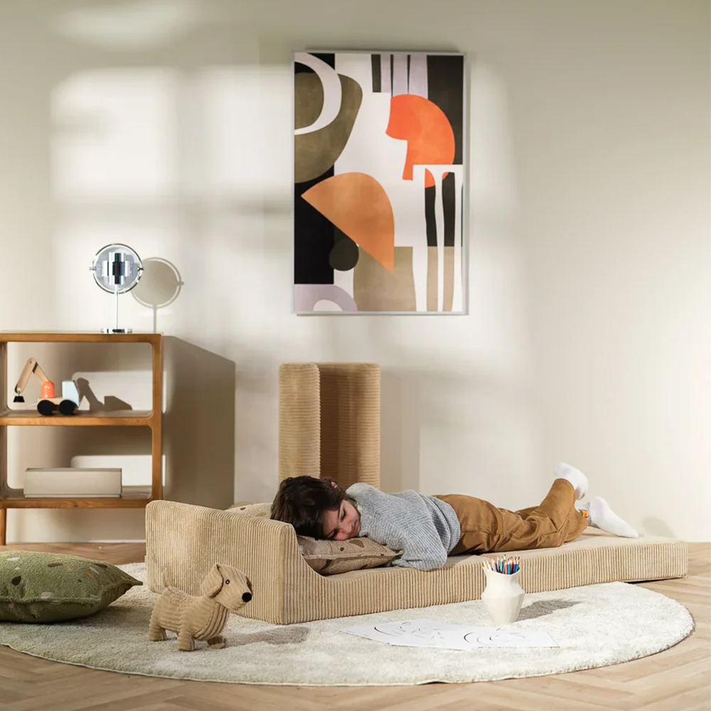 Wigiwama Aufklappbarer Kindersessel  'Flipster'  Brown Sugar