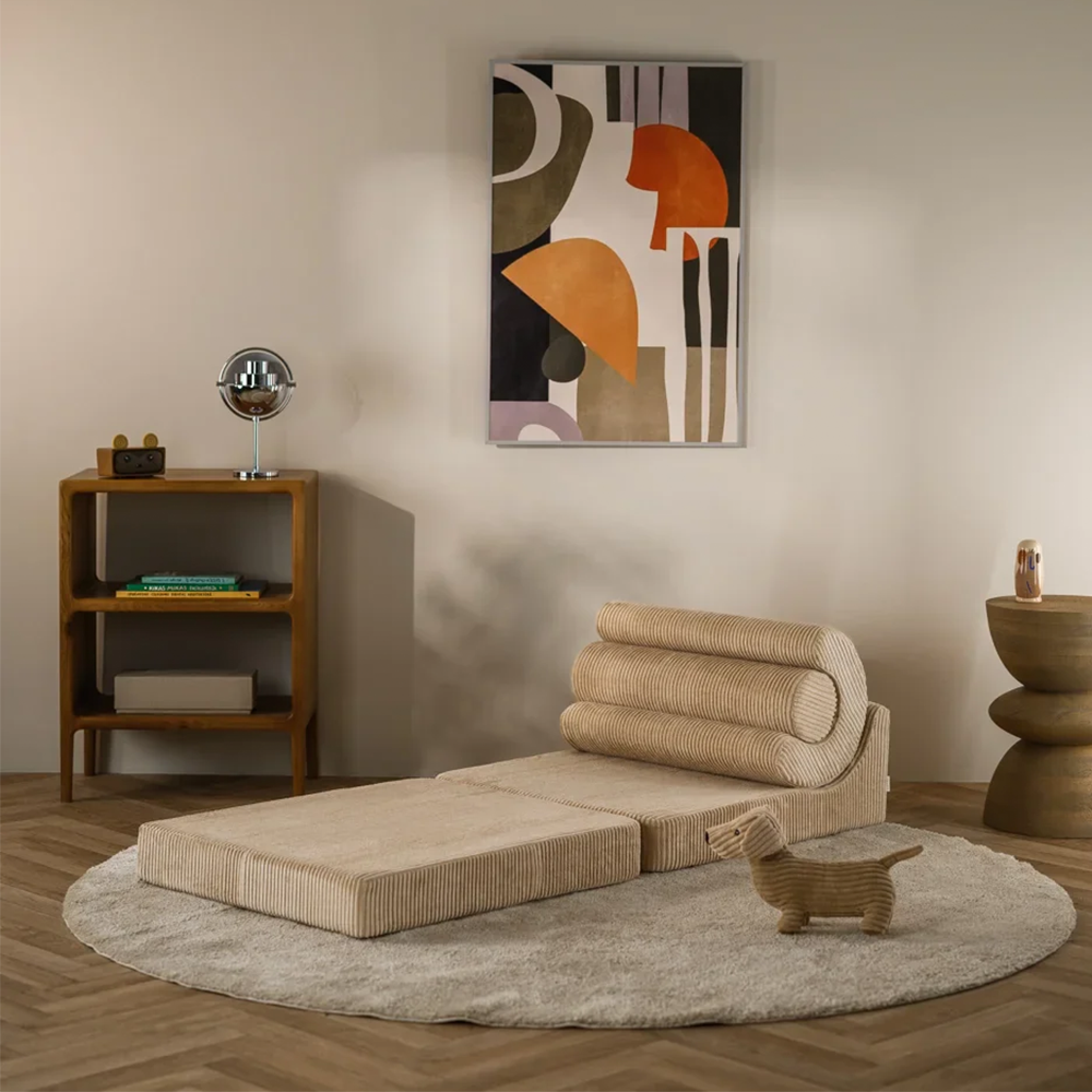 Wigiwama Aufklappbarer Kindersessel  'Flipster'  Brown Sugar