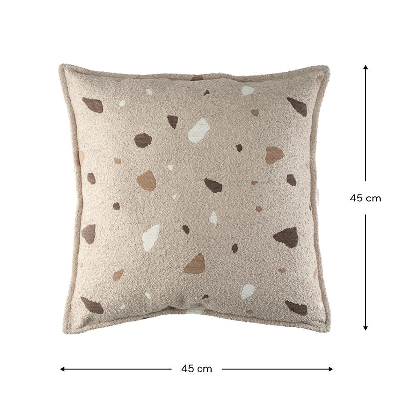 Wigiwama  Kissen  'Terrazzo Block' Sand