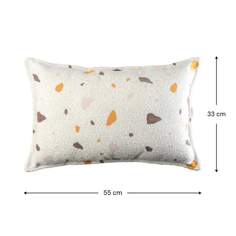 Wigiwama Kissen 'Terrazzo Bolster' Marble