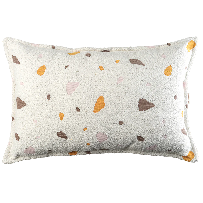 Wigiwama Kissen 'Terrazzo Bolster' Marble