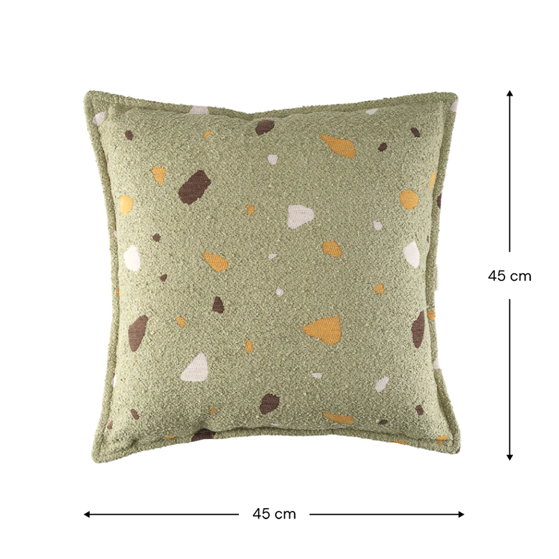 Wigiwama  Kissen  'Terrazzo Block' Moss - Online MY SNOWFLAKE