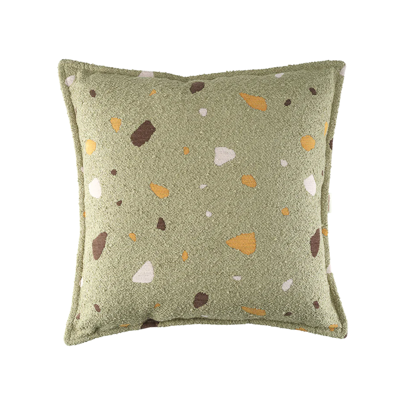 Wigiwama  Kissen  'Terrazzo Block' Moss - Online MY SNOWFLAKE
