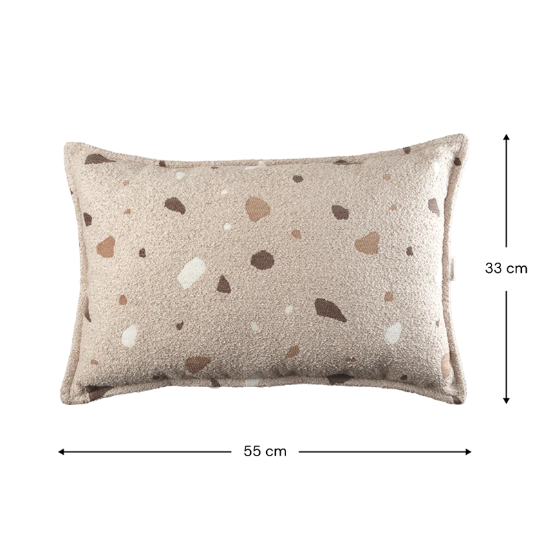 Wigiwama  Coussin  « Terrazzo Bolster » Sable