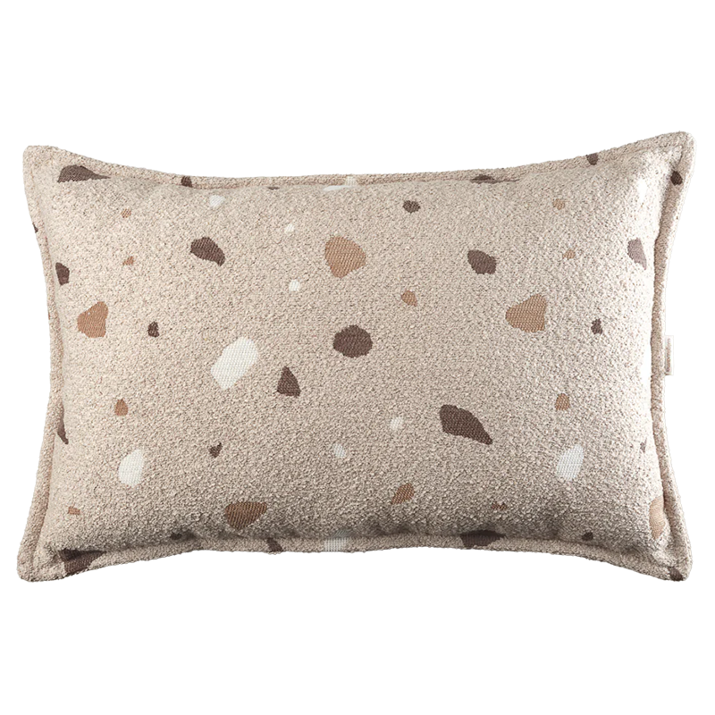 Wigiwama  Coussin  « Terrazzo Bolster » Sable