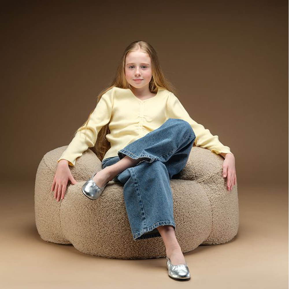 Wigiwama  Sessel für Teenager 'Momo' Biscuit