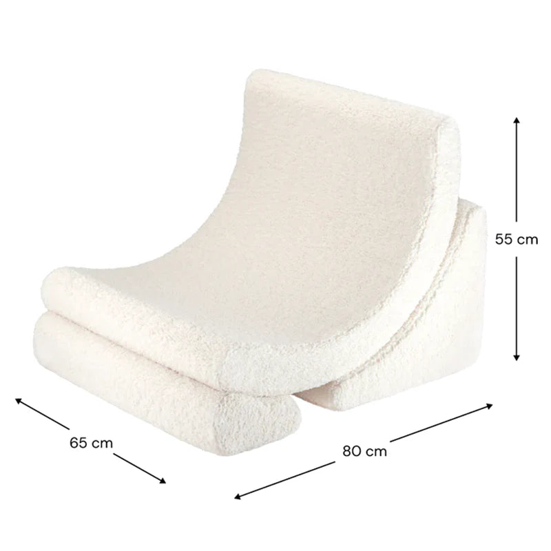 Wigiwama  Spielsessel  'Moon Chair'  Cream White