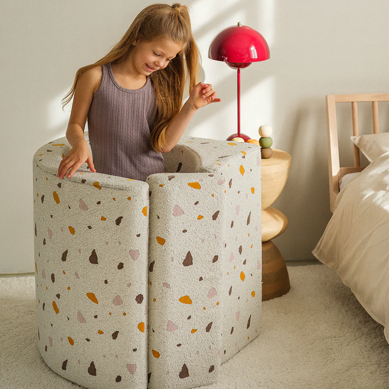 Wigiwama  Spielsessel  'Terrazzo Moon Chair'  Marble
