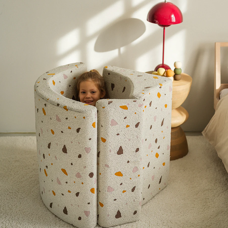Wigiwama  Spielsessel  'Terrazzo Moon Chair'  Marble