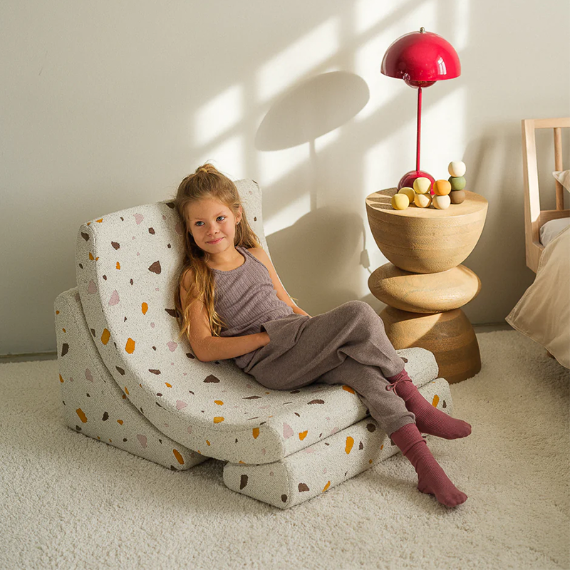 Wigiwama  Spielsessel  'Terrazzo Moon Chair'  Marble