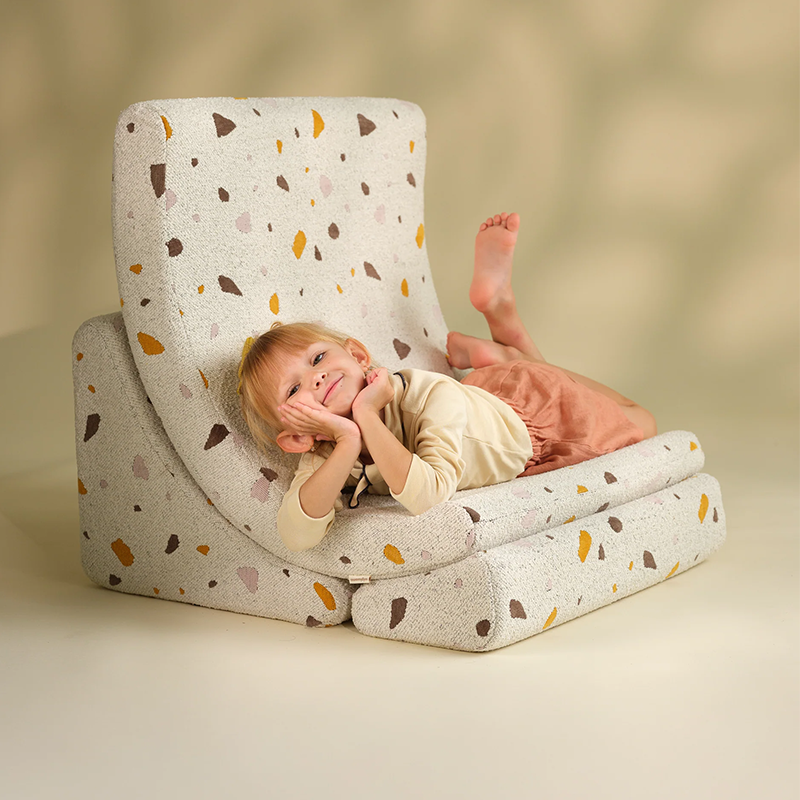 Wigiwama  Spielsessel  'Terrazzo Moon Chair'  Marble