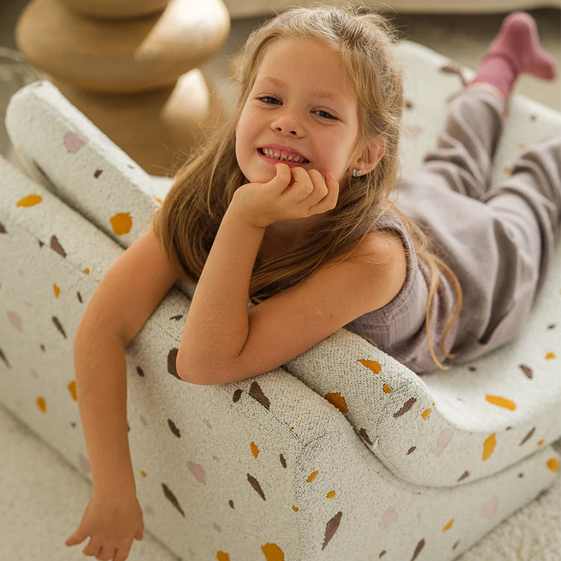 Wigiwama  Spielsessel  'Terrazzo Moon Chair'  Marble