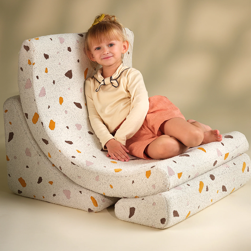 Wigiwama  Spielsessel  'Terrazzo Moon Chair'  Marble