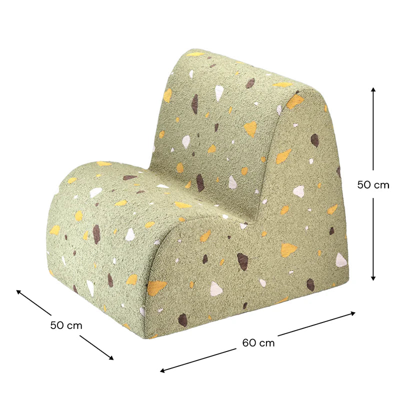 Wigiwama Fauteuil enfant "Terrazzo Cloud Chair" Mousse