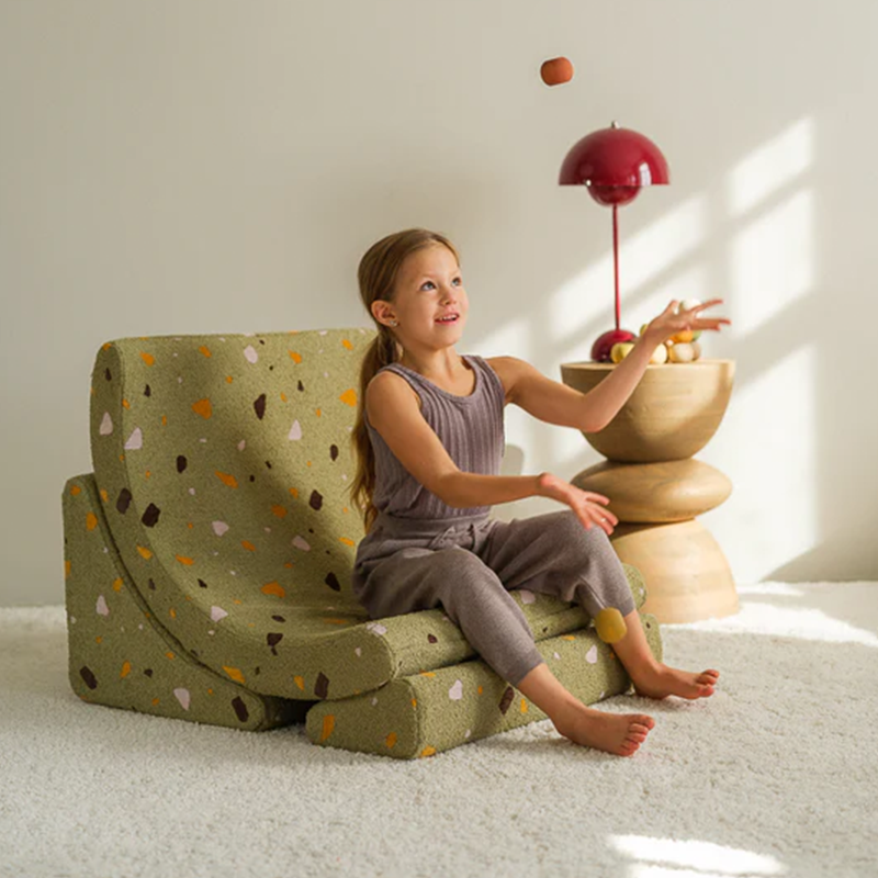 Wigiwama Fauteuil de jeu « Terrazzo Moon Chair » Mousse