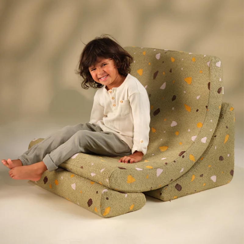 Wigiwama Fauteuil de jeu « Terrazzo Moon Chair » Mousse