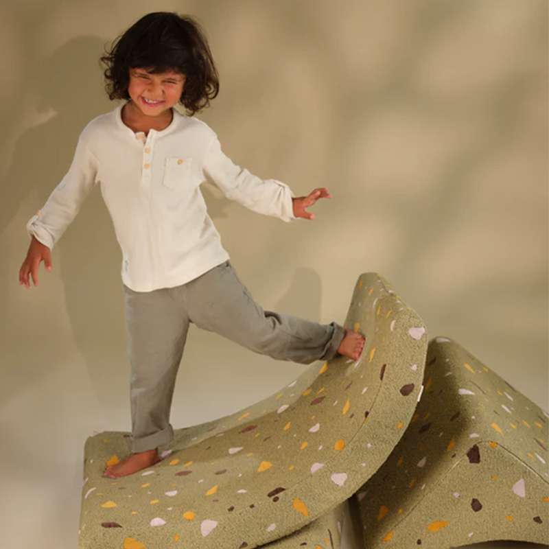 Wigiwama Fauteuil de jeu « Terrazzo Moon Chair » Mousse