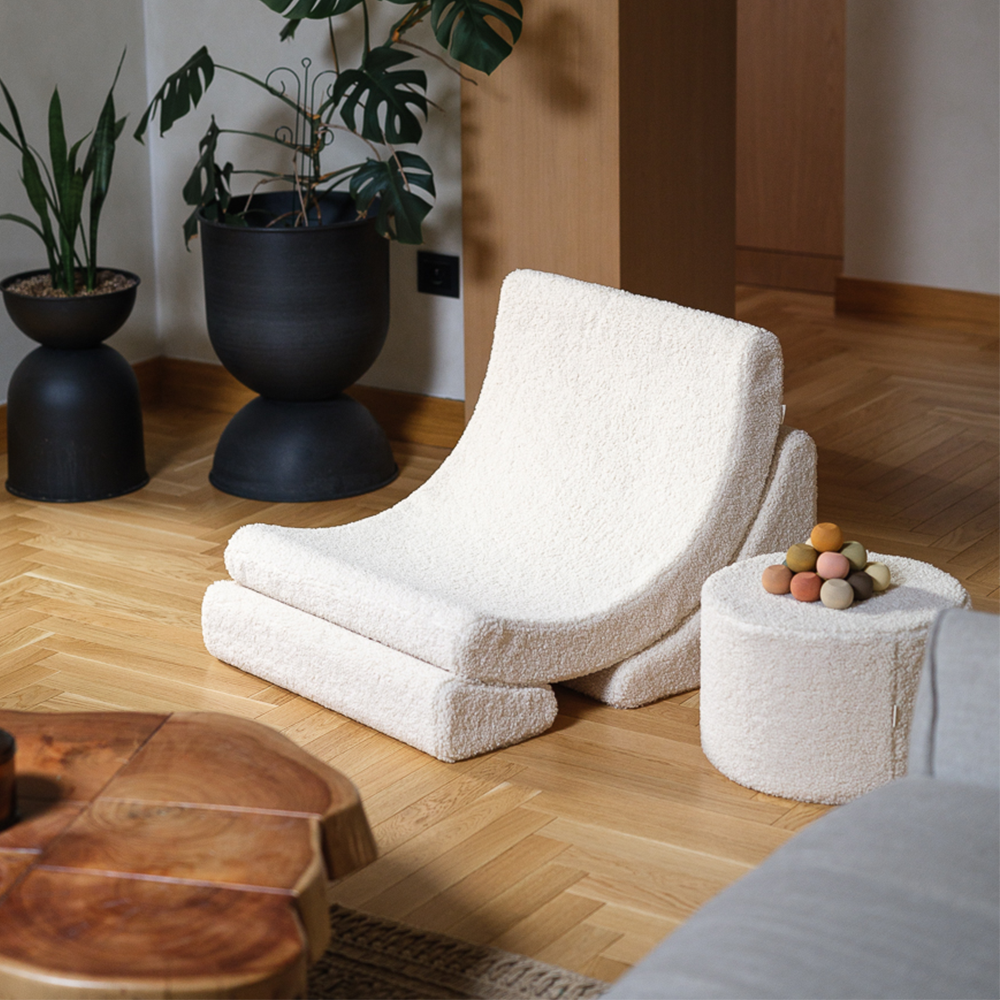 Wigiwama  Spielsessel  'Moon Chair'  Cream White