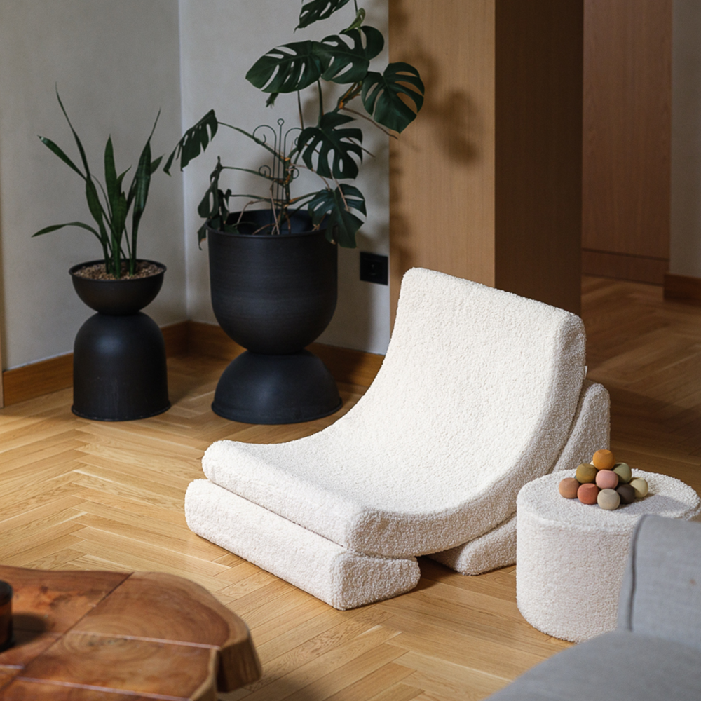 Wigiwama  Spielsessel  'Moon Chair'  Cream White