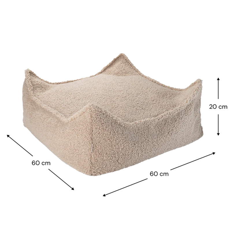 Wigiwama  Quadratischer Ottoman  Biscuit - Online MY SNOWFLAKE