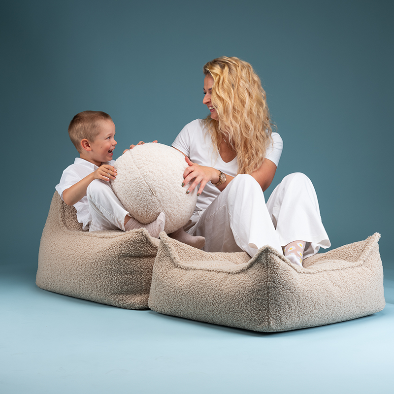 Wigiwama  Quadratischer Ottoman  Biscuit - Online MY SNOWFLAKE
